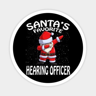 Santas Favorite Hearing Officer Christmas Magnet